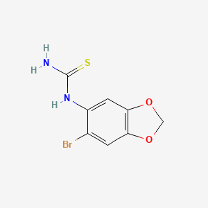 1-(6-Bromobenzo[d][1,3]dioxol-5-yl)thiourea