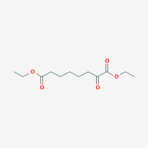 molecular formula C12H20O5 B7907683 DIETHYL 2-OXOOCTANE-1,8-DICARBOXYLATE 