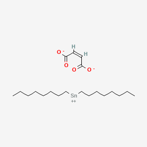 (Z)-but-2-enedioate;dioctyltin(2+)