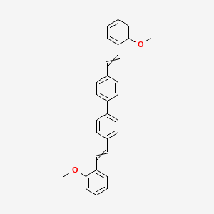 molecular formula C30H26O2 B7908133 4,4'-Bis(2-methoxystyryl)-1,1'-biphenyl 