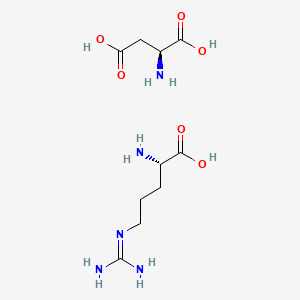 molecular formula C10H21N5O6 B7908154 L-Arginine L-aspartate CAS No. 3054-35-1