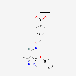 molecular formula C24H27N3O4 B7908205 Fenpyroximate (Z,E) 
