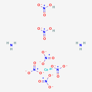 molecular formula CeH8N8O18 B7908301 Ammonium cerium(IV) nitrate 