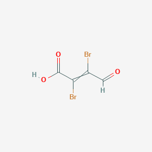 molecular formula C4H2Br2O3 B7908322 (2E)-2,3-dibromo-4-oxobut-2-enoic acid 