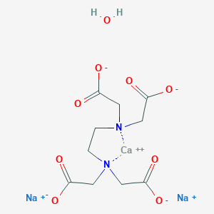 molecular formula C10H14CaN2Na2O9 B7908346 calcium;disodium;2-[2-[bis(carboxylatomethyl)amino]ethyl-(carboxylatomethyl)amino]acetate;hydrate 
