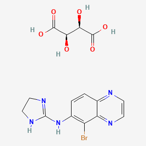 molecular formula C15H16BrN5O6 B7908440 Brimonidine tartrate CAS No. 109826-56-4