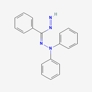 molecular formula C19H16N4 B7908473 N-imino-N'-(N-phenylanilino)benzenecarboximidamide 