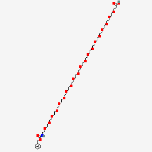 molecular formula C51H93NO24 B7908622 Cbz-N-amido-PEG20-acid 