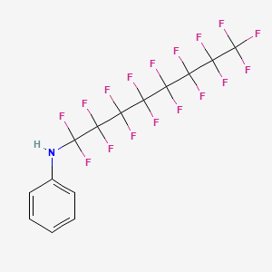 molecular formula C14H6F17N B7908657 4-(Heptadecafluorooctyl)aniline 