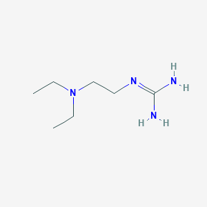 molecular formula C7H18N4 B079087 N-(2-Diethylamino-ethyl)-guanidine CAS No. 13845-72-2