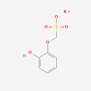 molecular formula C7H7KO5S B7908721 potassium;(2-hydroxyphenoxy)methanesulfonate 
