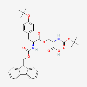 molecular formula C36H42N2O9 B7908870 Boc-Ser(Fmoc-Tyr(tBu))-OH 