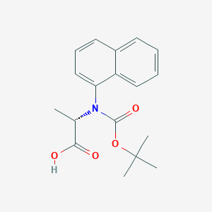 N-(tert-Butoxycarbonyl)-N-(naphthalen-1-yl)-L-alanine