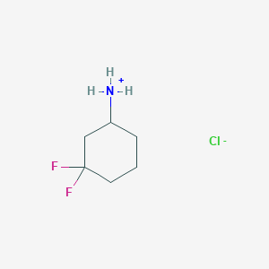 (3,3-Difluorocyclohexyl)azanium;chloride