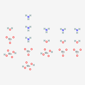 molecular formula H32Mo7N6O28 B7909057 四水合钼酸铵 
