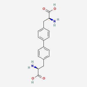 molecular formula C18H20N2O4 B7909342 L-4,4'-Biphenylalanine 