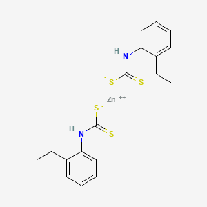 molecular formula C18H20N2S4Zn B7909343 zinc;N-(2-ethylphenyl)carbamodithioate 