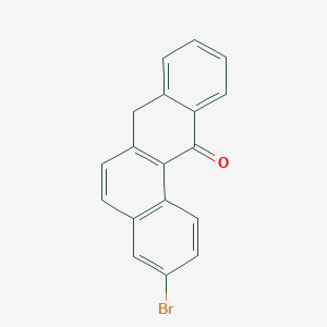 molecular formula C18H11BrO B7909380 3-bromotetraphen-12(7H)-one 