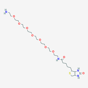 molecular formula C26H50N4O9S B7909458 Biotin-dPEG(R)7-NH2 