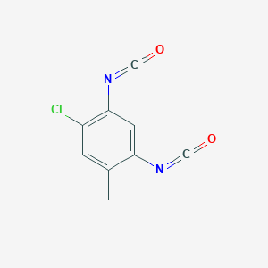 molecular formula C9H5ClN2O2 B079095 1-Chloro-2,4-diisocyanato-5-methylbenzene CAS No. 15166-26-4