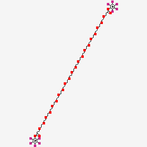 molecular formula C58H88F10O25 B7909508 Bis-PEG21-PFP ester 