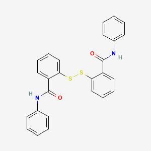 molecular formula C26H20N2O2S2 B7909535 2,2'-Dithiobis(N-phenylbenzamide) CAS No. 2527-63-1