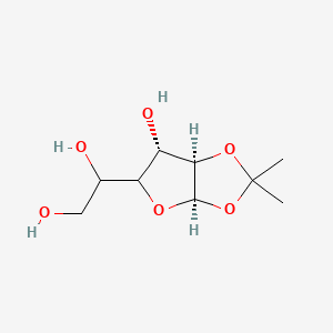 molecular formula C9H16O6 B7909541 1,2-O-(1-methylethylidene)-beta-L-threo-hexofuranose 