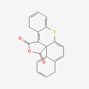 molecular formula C19H12O3S B7909546 3-Oxa-12-thiapentacyclo[11.8.0.01,5.06,11.016,21]henicosa-5,8,10,13,15,18,20-heptaene-2,4-dione 