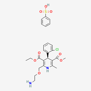 molecular formula C26H31ClN2O8S B7909571 Levamlodipine Besylate CAS No. 192583-58-7