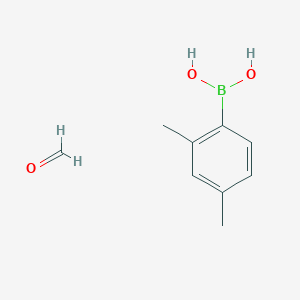molecular formula C9H13BO3 B7909595 (2,4-Dimethylphenyl)boronic acid;formaldehyde 