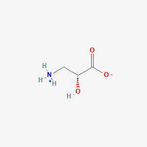 molecular formula C3H7NO3 B7909600 (2R)-3-azaniumyl-2-hydroxypropanoate 