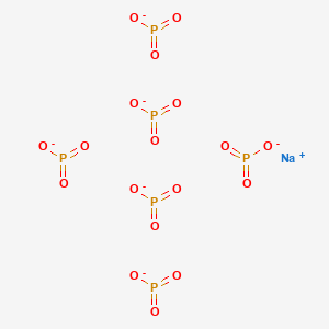 molecular formula NaO18P6-5 B7909605 CID 16164496 