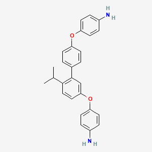 4-[4-[5-(4-Aminophenoxy)-2-propan-2-ylphenyl]phenoxy]aniline