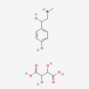1-(4-Hydroxyphenyl)-2-(methylamino)ethanol tartrate