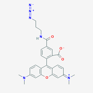 molecular formula C28H28N6O4 B7909776 TAMRA azide, 5-isomer 