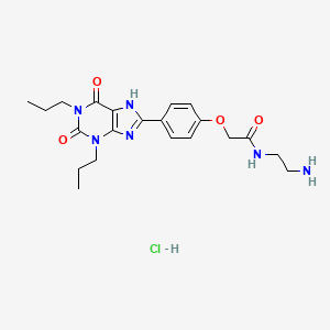 molecular formula C21H29ClN6O4 B7910251 Xanthine amine congener hydrochloride 