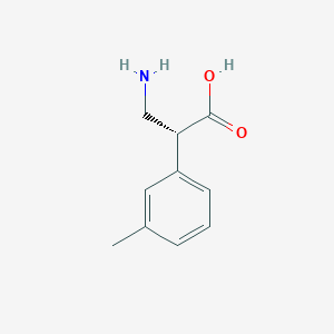 molecular formula C10H13NO2 B7910790 (r)-3-(m-tolyl)-beta-alanine CAS No. 1389320-27-7