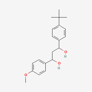 molecular formula C20H26O3 B7910859 1-(4-tert-Butylphenyl)-3-(4-methoxyphenyl)1,3-propanediol CAS No. 955359-35-0