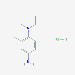 molecular formula C11H19ClN2 B7910988 N1,N1-Diethyl-2-methylbenzene-1,4-diamine hydrochloride 