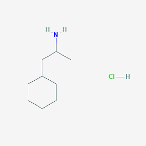 molecular formula C9H20ClN B7911097 1-Cyclohexylpropan-2-amine hydrochloride CAS No. 64011-62-7