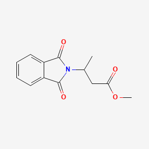 molecular formula C13H13NO4 B7911374 methyl 3-(1,3-dioxo-2,3-dihydro-1H-isoindol-2-yl)butanoate 