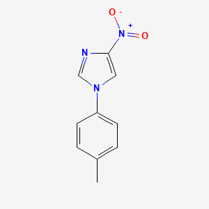 molecular formula C10H9N3O2 B7911735 1-(4-methylphenyl)-4-nitro-1H-imidazole 