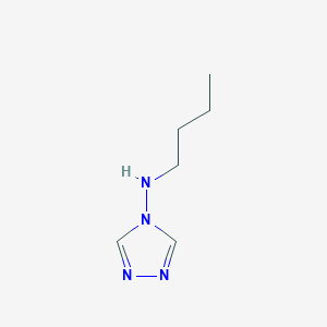 molecular formula C6H12N4 B7911810 N-butyl-N-(4H-1,2,4-triazol-4-yl)amine 