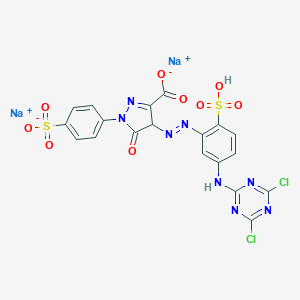 molecular formula C19H10Cl2N8Na2O9S2 B079119 IJWSYYJWKIXBGI-UHFFFAOYSA-L CAS No. 14552-81-9