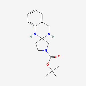 molecular formula C16H23N3O2 B7911984 tert-butyl 3',4'-dihydro-1H,1'H-spiro[pyrrolidine-3,2'-quinazoline]-1-carboxylate 