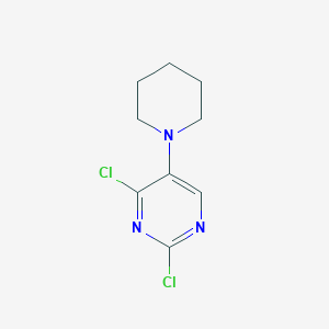 molecular formula C9H11Cl2N3 B7912002 2,4-Dichloro-5-piperidinopyrimidine 