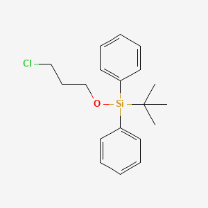 molecular formula C19H25ClOSi B7912215 Tert-butyl(diphenyl)silyl 3-chloropropyl ether 