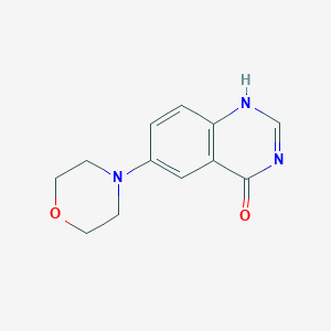 molecular formula C12H13N3O2 B7912217 6-morpholin-4-yl-1H-quinazolin-4-one 