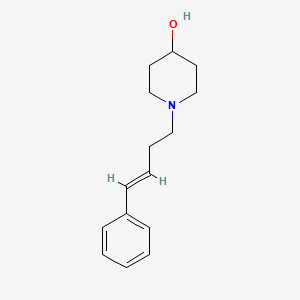 molecular formula C15H21NO B7912333 1-((E)-4-Phenyl-but-3-enyl)-piperidin-4-ol 