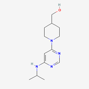 molecular formula C13H22N4O B7912449 (1-(6-(Isopropylamino)pyrimidin-4-yl)piperidin-4-yl)methanol 